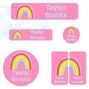 Rainbows Kindergarten Labels Pack