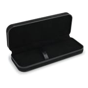 Black Plastic and Black Felt Pen/Pencil Case