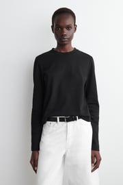 T-SHIRT Z DŁUGIM RĘKAWEM CLEAN CUT – REGULAR FIT