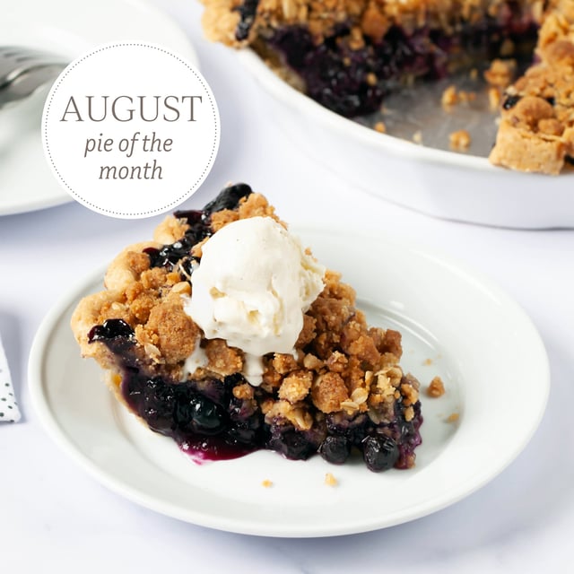 Blueberry Crumble Pie