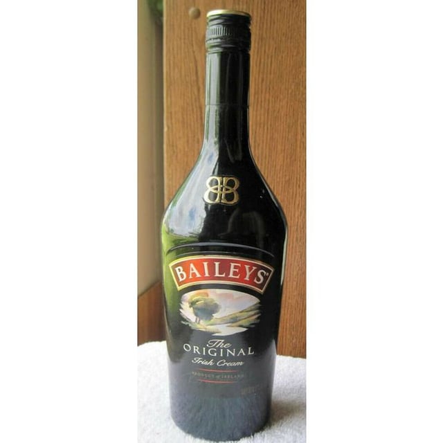 750 ml Empty Baileys Irish Cream Dark Brown Amber Glass Bottle Box Craft on eBid United States | 196440676