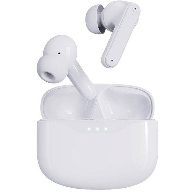 Visual Land SOUNDWAVE A1 v2 Active Noise Cancelling Earbuds with Fast Charge, 6-Mics, 40H Total Playtime (2024 Edition)