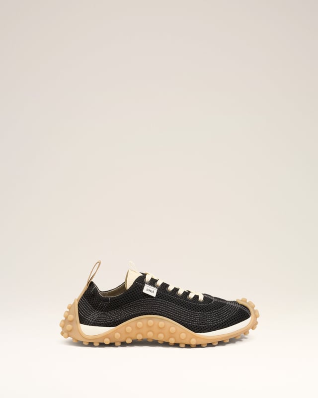 Black Mesh Mirage Sneakers