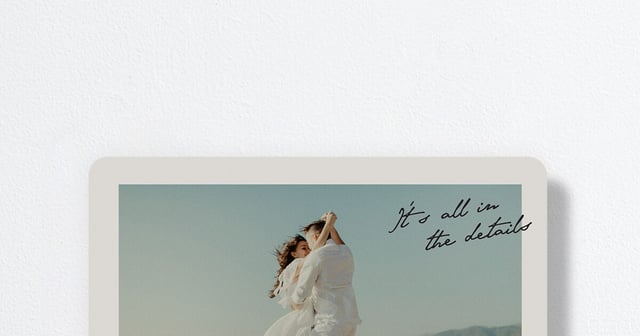 Timeless Floral Wedding Enclosure Cards