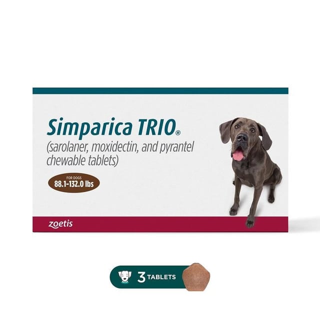 Simparica Trio for Dogs - for Heartworm, Fleas & Ticks
