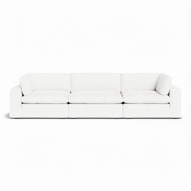 Bloom 3-Piece Modular Sofa White