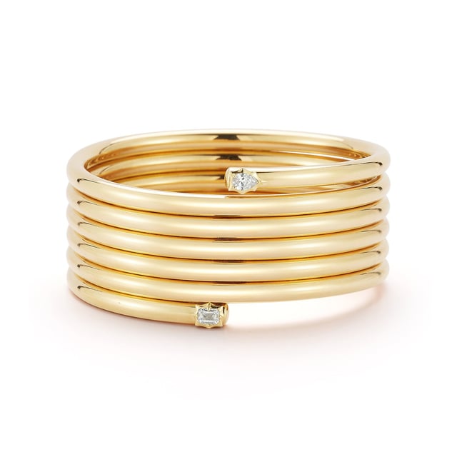 Plié 7 Row Alchemy Diamond Wrap Bracelet