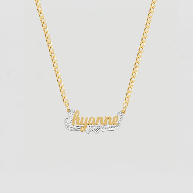 THE CUT NAMEPLATE NECKLACE