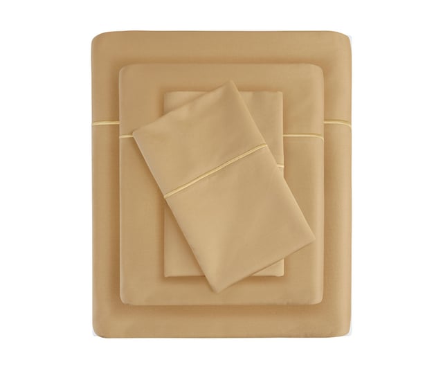 Gold 600-Thread Count Pima Cotton Queen 4-Piece Sheet Set