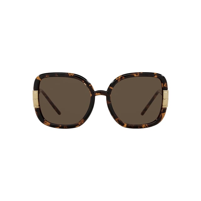 TORY BURCH TY9063U Dark Tortoise - Women Sunglasses, Solid Brown Lens