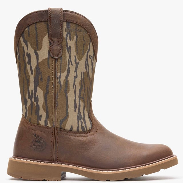 Georgia Boot Core 37 Western 11" Mossy Oak Pull On