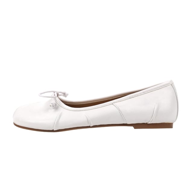 Tabi Round Toe Bow Ballet Flats