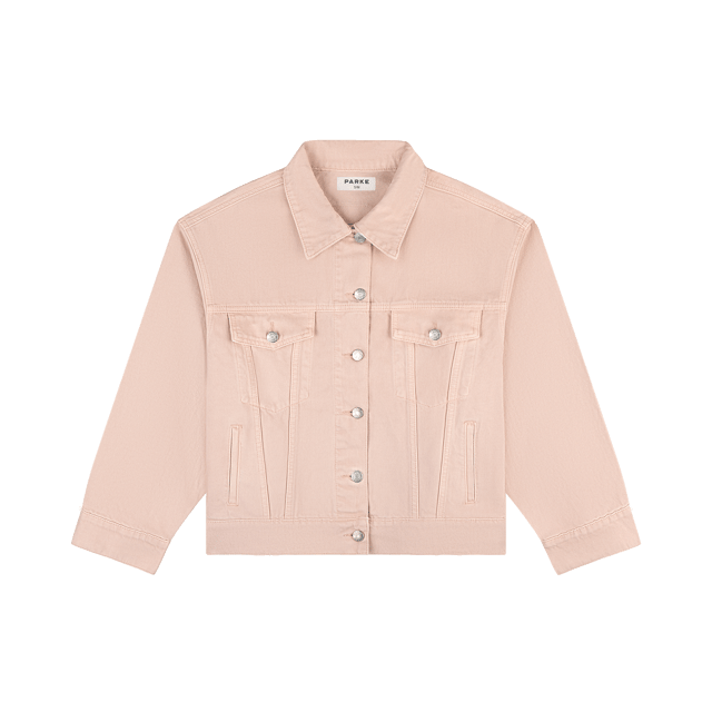 Oversized Petal Denim Jacket