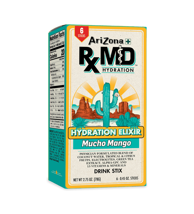 RX MD Mucho Mango 18-Count Hydration Stix Pack | 18 count / 3 boxes