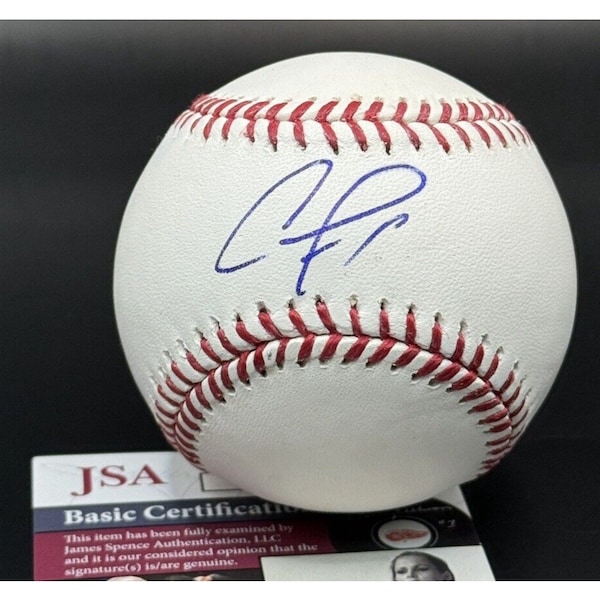 Carlos Correa Signed Autograph OML Baseball - JSA Authentic