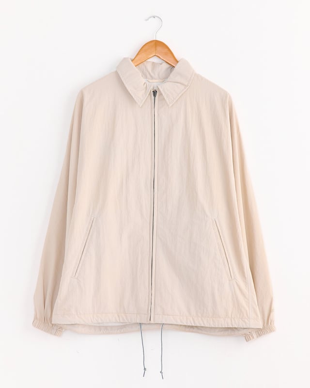 Reversible Coach Jacket in Sand Beige