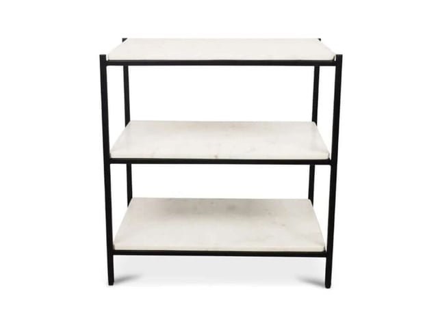 Marble Tower Nightstand