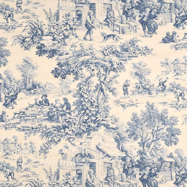 Stof Festin Bleu Fabric