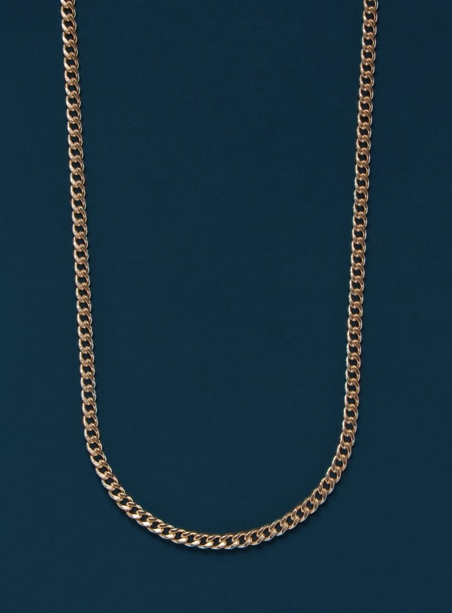 14k Gold Filled Cuban Chain Necklace for Men