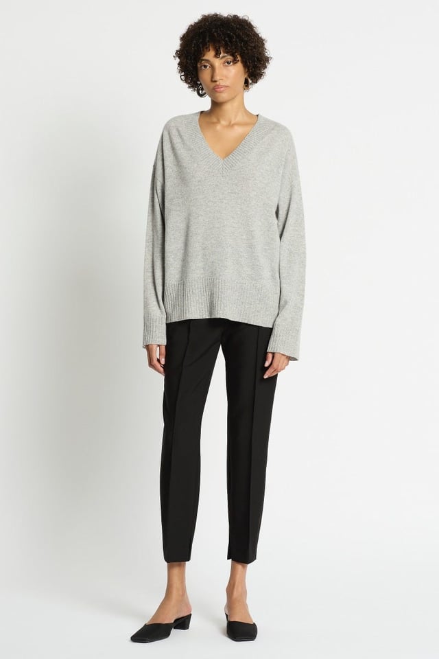 Lucillian V Neck Knit Top