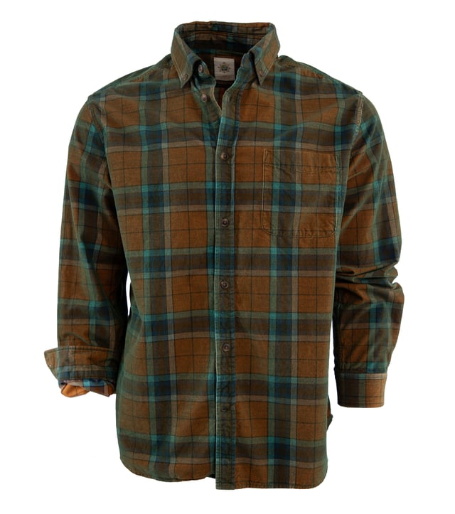 Old Steamboat Plaid Corduroy Shirt
