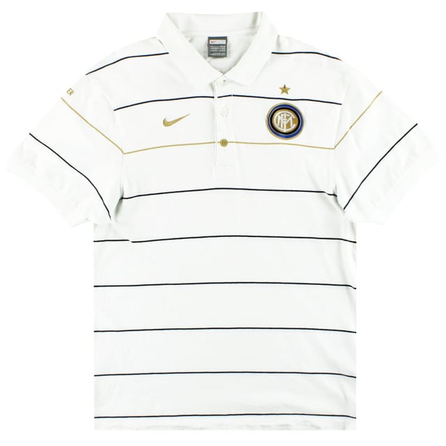 2009-10 Inter Milan Nike Polo Shirt L