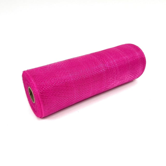 Fuchsia - Deco Mesh Solid Color - ( 10 Inch x 10 Yards )
