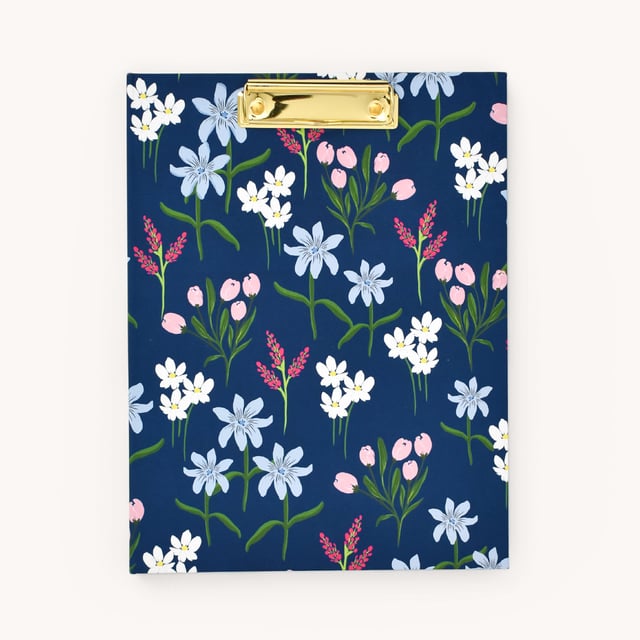 Clipfolio - Navy Wildflowers