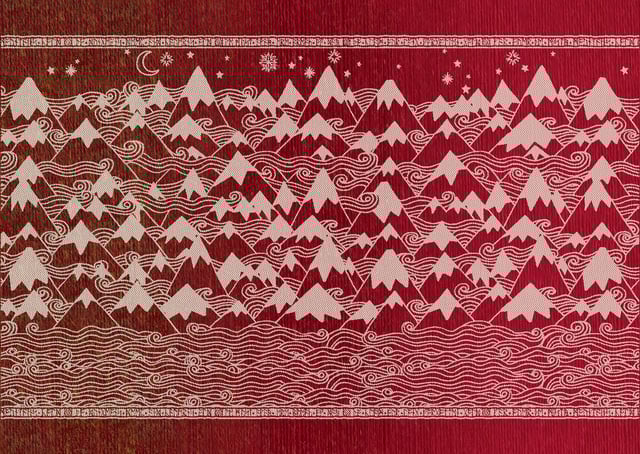 Misty Mountains Underworld Merino Throw