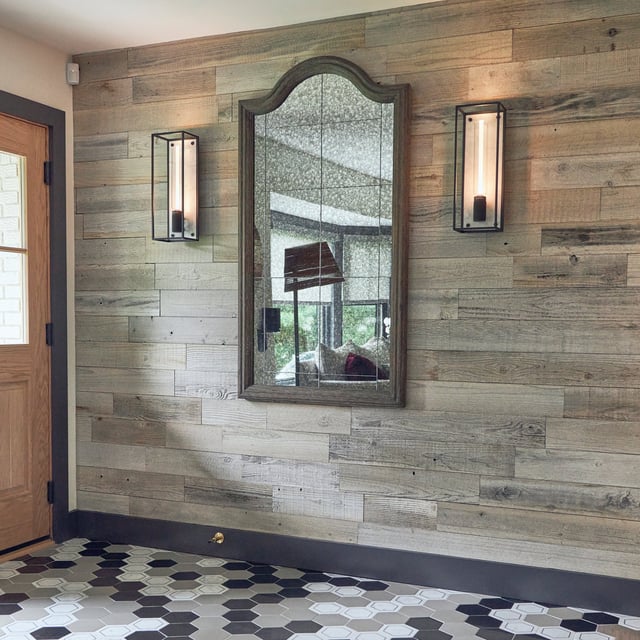 Silvermyst Peel & Stick Wood Planks