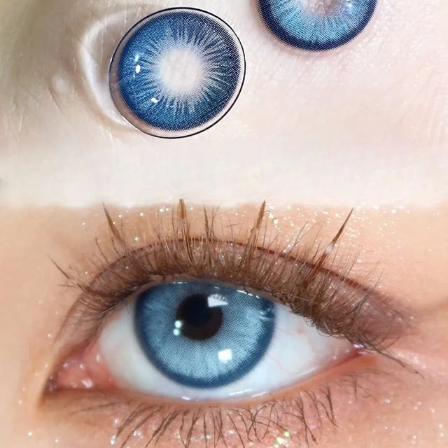 Baroque Blue Yearly Contact Lenses