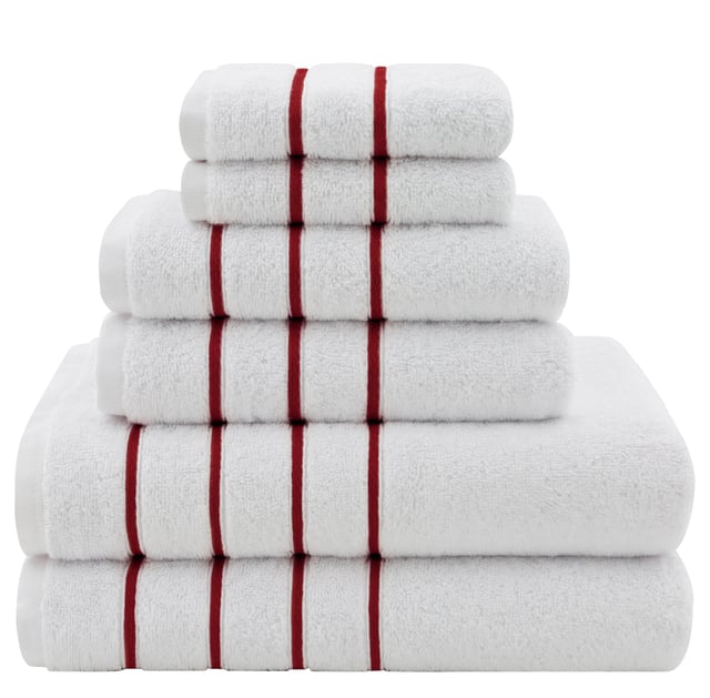 Nisa Luxury Linen 6 Piece 100% Cotton Turkish Bath Towel Set