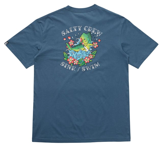 Salty Crew Old School Vintage T-Shirt - Slate