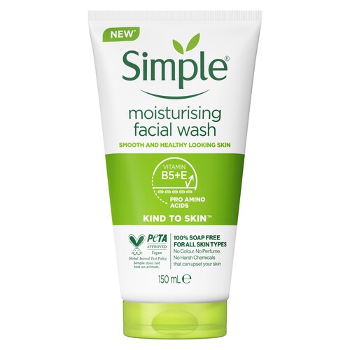 Simple Kind to Skin Moisturising Facial Wash Gel 
