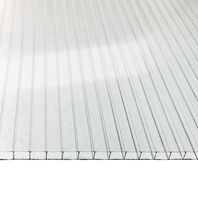 5 panels - ThermaGlas 4mm Clear Twinwall Polycarbonate Panel