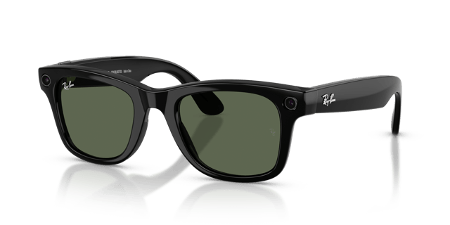 Ray-Ban Meta AI Glasses Black Frame Green Lenses