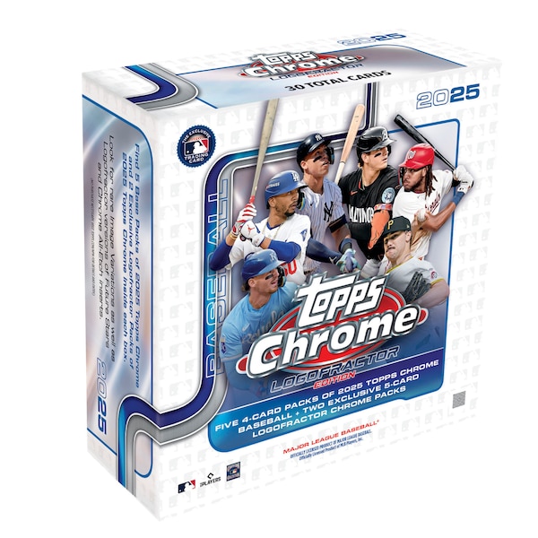 2025 Topps Chrome Baseball Factory Sealed Logofractor Mega Box