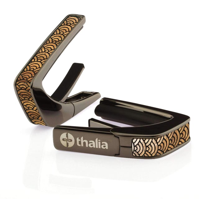 Seigaiha Waves Hawaiian Koa | Deluxe Capo