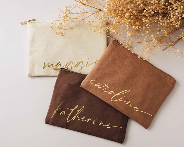 Personalized Makeup Bag | Custom Cosmetic Bag | Bridesmaid Gifts Proposal | Valentines Day Gifts for Her | Unique Gifts for Best Friend