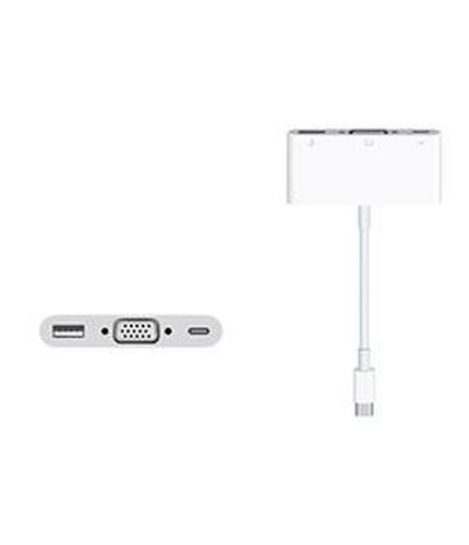 Apple Genuine USB-C to USB-A Multiport Adapter with USB-C Power + VGA Out