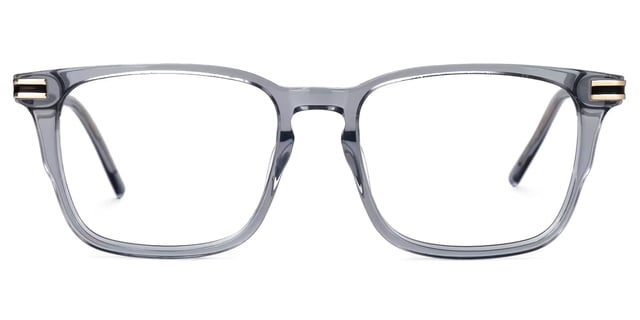 Square Kornelia Gray Glasses on sale -Zeelool Glasses