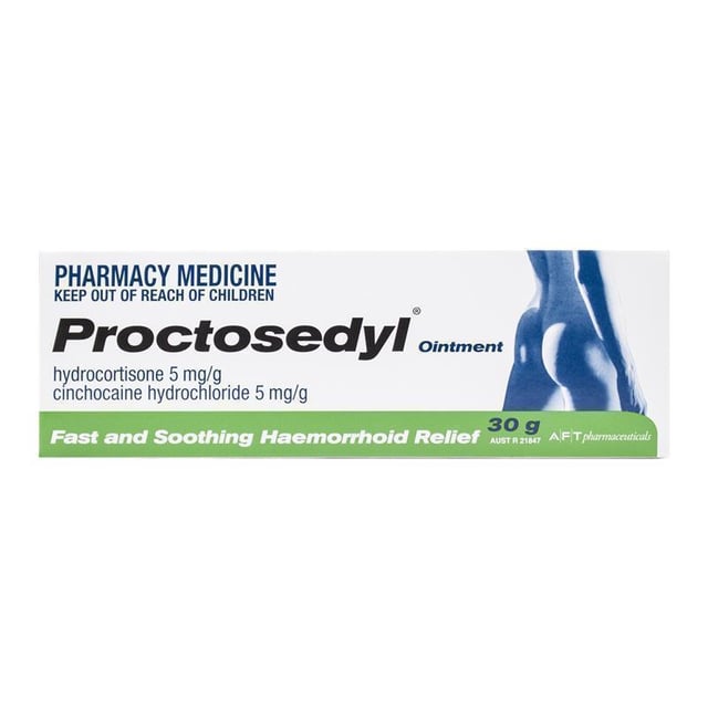 Proctosedyl Haemorrhoids Relief Ointment Cream 30g
