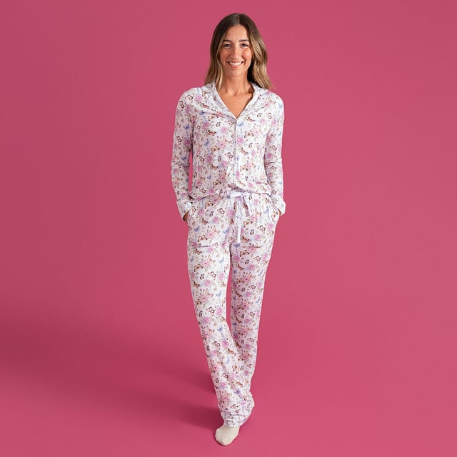 Mariselle Women's Luxe Pajama Pant Set