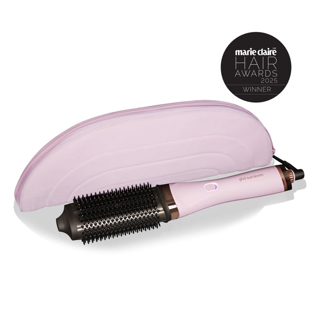 NEW GHD DUET BLOWDRY HAIR DRYER BRUSH IN PINK SORBET