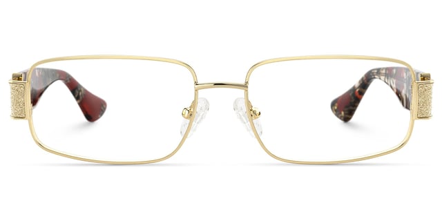 Alexandra - Rectangle Floral Eyeglasses