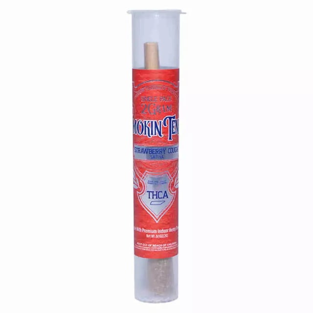 Smokin Tenns THCa Pre-Roll 2g - Strawberry Cough