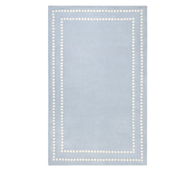Pearl Dot Border Rug