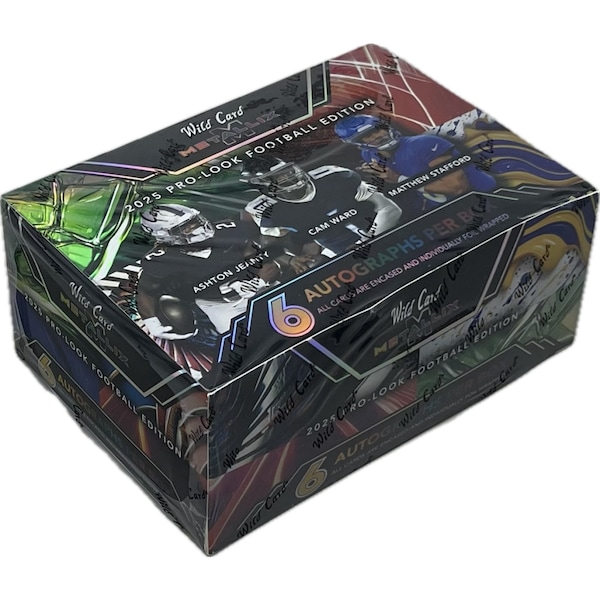 2025 Wild Card Metallix Pro-Look Football Hobby Box