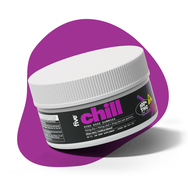 indica chill delta-9 thc mood gummies