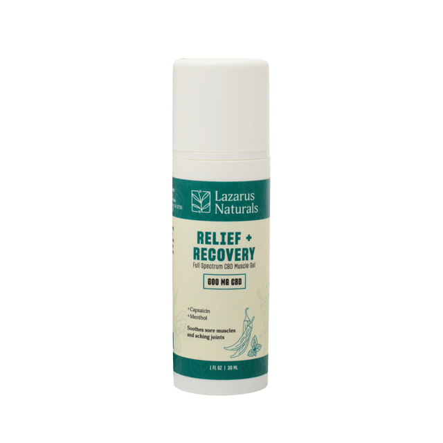 CBD MUSCLE GEL, RELIEF + RECOVERY